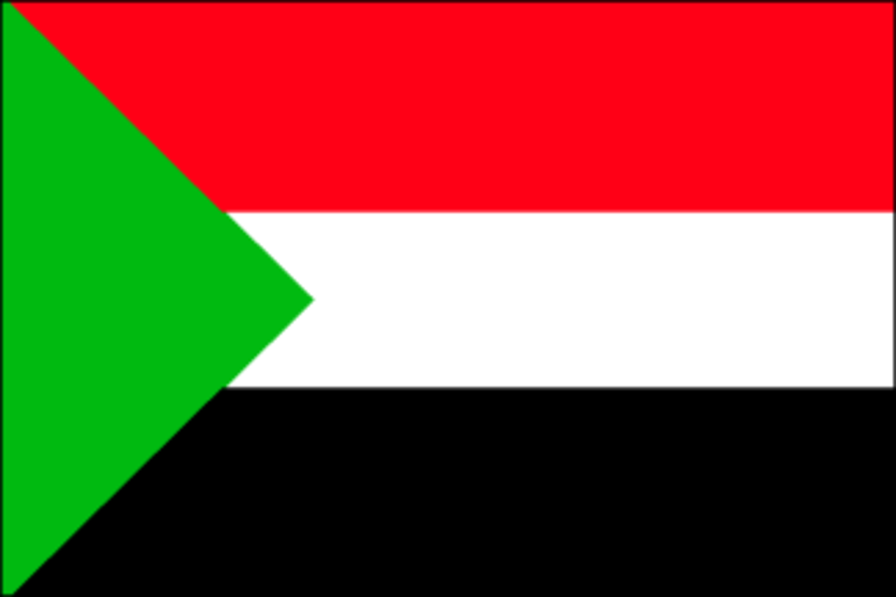 3x5 Foot (90x150 cm) Sudan International Polyester Indoor/Outdoor Flag